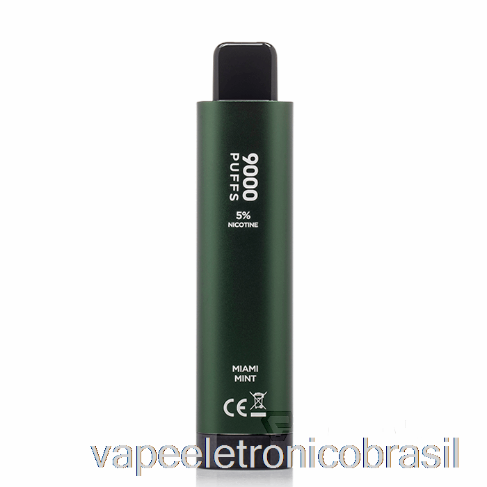 Vape Eletrônico Hqd Cuvie Plus 2.0 9000 Descartável Miami Mint